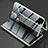 Coque Rebord Bumper Luxe Aluminum Metal Miroir 360 Degres Housse Etui Aimant pour Samsung Galaxy S22 Ultra 5G Argent