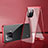 Coque Rebord Bumper Luxe Aluminum Metal Miroir 360 Degres Housse Etui Aimant pour Xiaomi Mi 11 Pro 5G Rouge