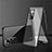 Coque Rebord Bumper Luxe Aluminum Metal Miroir 360 Degres Housse Etui Aimant pour Xiaomi Mi 12S 5G Noir