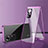 Coque Rebord Bumper Luxe Aluminum Metal Miroir 360 Degres Housse Etui Aimant pour Xiaomi Mi 12S 5G Violet