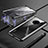 Coque Rebord Bumper Luxe Aluminum Metal Miroir 360 Degres Housse Etui Aimant T01 pour Huawei Mate 30E Pro 5G Noir