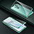 Coque Rebord Bumper Luxe Aluminum Metal Miroir 360 Degres Housse Etui Aimant T01 pour OnePlus 8 Pro Petit