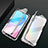 Coque Rebord Bumper Luxe Aluminum Metal Miroir 360 Degres Housse Etui Aimant T01 pour Xiaomi Mi A3 Petit