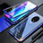 Coque Rebord Bumper Luxe Aluminum Metal Miroir 360 Degres Housse Etui Aimant T02 pour OnePlus 7T Bleu Petit