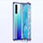 Coque Rebord Bumper Luxe Aluminum Metal Miroir 360 Degres Housse Etui Aimant T02 pour Oppo Find X2 Neo Bleu