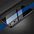Coque Rebord Bumper Luxe Aluminum Metal Miroir 360 Degres Housse Etui Aimant T14 pour Huawei P30 Bleu et Noir