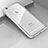 Coque Rebord Bumper Luxe Aluminum Metal Miroir 360 Degres Housse Etui M01 pour Apple iPhone 6S Argent