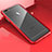 Coque Rebord Bumper Luxe Aluminum Metal Miroir 360 Degres Housse Etui M01 pour Apple iPhone 6S Rouge