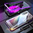 Coque Rebord Bumper Luxe Aluminum Metal Miroir 360 Degres Housse Etui M01 pour Xiaomi Mi 9 Pro Violet