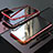 Coque Rebord Bumper Luxe Aluminum Metal Miroir 360 Degres Housse Etui M02 pour Apple iPhone Xs Petit