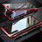 Coque Rebord Bumper Luxe Aluminum Metal Miroir 360 Degres Housse Etui pour Samsung Galaxy Note 10 Rouge