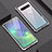 Coque Rebord Bumper Luxe Aluminum Metal Miroir Housse Etui A01 pour Samsung Galaxy S10 5G Argent
