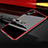 Coque Rebord Bumper Luxe Aluminum Metal Miroir Housse Etui M03 pour Huawei P30 Pro New Edition Rouge