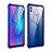 Coque Rebord Bumper Luxe Aluminum Metal Miroir Housse Etui pour Huawei P Smart (2019) Bleu Petit