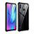 Coque Rebord Bumper Luxe Aluminum Metal Miroir Housse Etui pour Huawei P Smart (2019) Noir
