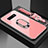 Coque Rebord Contour Silicone et Vitre Miroir Housse Etui avec Support Bague Anneau Magnetique T02 pour Samsung Galaxy S10e Petit