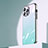 Coque Rebord Contour Silicone et Vitre Miroir Housse Etui Degrade Arc en Ciel AT1 pour Apple iPhone 13 Pro Max Petit