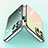 Coque Rebord Contour Silicone et Vitre Miroir Housse Etui Degrade Arc en Ciel AT1 pour Apple iPhone 13 Pro Max Petit