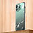 Coque Rebord Contour Silicone et Vitre Miroir Housse Etui Degrade Arc en Ciel AT1 pour Apple iPhone 13 Pro Max Vert