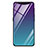 Coque Rebord Contour Silicone et Vitre Miroir Housse Etui Degrade Arc en Ciel H01 pour Oppo Find X Super Flash Edition Bleu