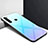 Coque Rebord Contour Silicone et Vitre Miroir Housse Etui Degrade Arc en Ciel H01 pour Xiaomi Redmi Note 8 Petit