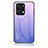 Coque Rebord Contour Silicone et Vitre Miroir Housse Etui Degrade Arc en Ciel LS1 pour Huawei Honor X7a Petit