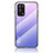 Coque Rebord Contour Silicone et Vitre Miroir Housse Etui Degrade Arc en Ciel LS1 pour Oppo A74 4G Petit