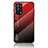 Coque Rebord Contour Silicone et Vitre Miroir Housse Etui Degrade Arc en Ciel LS1 pour Oppo A74 4G Petit