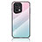 Coque Rebord Contour Silicone et Vitre Miroir Housse Etui Degrade Arc en Ciel LS1 pour Oppo Find X5 Pro 5G Petit