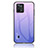 Coque Rebord Contour Silicone et Vitre Miroir Housse Etui Degrade Arc en Ciel LS1 pour Realme C31 Petit