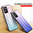 Coque Rebord Contour Silicone et Vitre Miroir Housse Etui Degrade Arc en Ciel LS1 pour Realme Narzo 50A Prime Petit