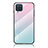 Coque Rebord Contour Silicone et Vitre Miroir Housse Etui Degrade Arc en Ciel LS1 pour Samsung Galaxy A12 Nacho Petit