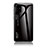 Coque Rebord Contour Silicone et Vitre Miroir Housse Etui Degrade Arc en Ciel LS1 pour Samsung Galaxy A51 4G Noir