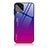 Coque Rebord Contour Silicone et Vitre Miroir Housse Etui Degrade Arc en Ciel LS1 pour Samsung Galaxy M33 5G Rose Rouge
