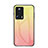 Coque Rebord Contour Silicone et Vitre Miroir Housse Etui Degrade Arc en Ciel LS1 pour Xiaomi Mi 13 Lite 5G Jaune