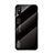 Coque Rebord Contour Silicone et Vitre Miroir Housse Etui Degrade Arc en Ciel LS1 pour Xiaomi Redmi 9A Noir