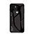 Coque Rebord Contour Silicone et Vitre Miroir Housse Etui Degrade Arc en Ciel LS1 pour Xiaomi Redmi A1 Plus Noir