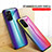 Coque Rebord Contour Silicone et Vitre Miroir Housse Etui Degrade Arc en Ciel LS2 pour Realme 10T 5G Petit