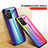 Coque Rebord Contour Silicone et Vitre Miroir Housse Etui Degrade Arc en Ciel LS2 pour Realme Narzo 50i Prime Petit