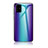 Coque Rebord Contour Silicone et Vitre Miroir Housse Etui Degrade Arc en Ciel LS2 pour Samsung Galaxy A51 4G Bleu