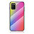 Coque Rebord Contour Silicone et Vitre Miroir Housse Etui Degrade Arc en Ciel LS2 pour Samsung Galaxy M02s Petit