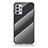 Coque Rebord Contour Silicone et Vitre Miroir Housse Etui Degrade Arc en Ciel LS2 pour Samsung Galaxy M32 5G Noir