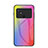 Coque Rebord Contour Silicone et Vitre Miroir Housse Etui Degrade Arc en Ciel LS2 pour Xiaomi Poco C40 Petit