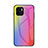 Coque Rebord Contour Silicone et Vitre Miroir Housse Etui Degrade Arc en Ciel LS2 pour Xiaomi Redmi A2 Petit