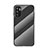 Coque Rebord Contour Silicone et Vitre Miroir Housse Etui Degrade Arc en Ciel LS2 pour Xiaomi Redmi Note 10T 5G Noir