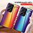 Coque Rebord Contour Silicone et Vitre Miroir Housse Etui Degrade Arc en Ciel LS2 pour Xiaomi Redmi Note 13 Pro+ Plus 5G Petit