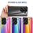 Coque Rebord Contour Silicone et Vitre Miroir Housse Etui Degrade Arc en Ciel LS2 pour Xiaomi Redmi Note 13 Pro+ Plus 5G Petit