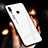 Coque Rebord Contour Silicone et Vitre Miroir Housse Etui Degrade Arc en Ciel M01 pour Xiaomi Redmi Note 7 Pro Blanc
