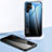 Coque Rebord Contour Silicone et Vitre Miroir Housse Etui Degrade Arc en Ciel M02 pour Samsung Galaxy S23 Ultra 5G Petit