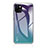 Coque Rebord Contour Silicone et Vitre Miroir Housse Etui Degrade Arc en Ciel pour Apple iPhone 13 Mini Violet
